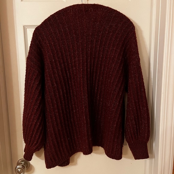 Women’s Urban Outfitters Open Maroon Cardigan - Picture 4 of 5
